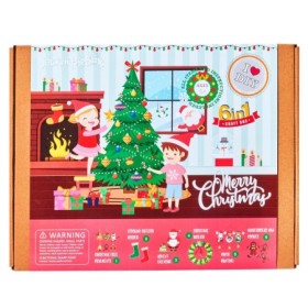 Set educational Kit de creatie 6-in-1 Craciun fericit